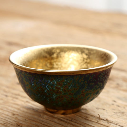 Gilt Seven Colours Teacup